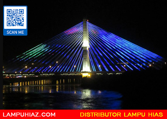 Dekorasi Lampu Hias Jembatan yang Cantik dan Ciamik