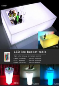 Led Ice Bucket Table